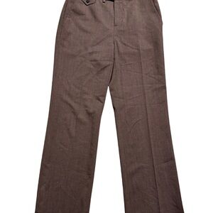 Polo Ralph Lauren Wool Petite Tan Flat Front Straight Leg Dress Pants Size 2P